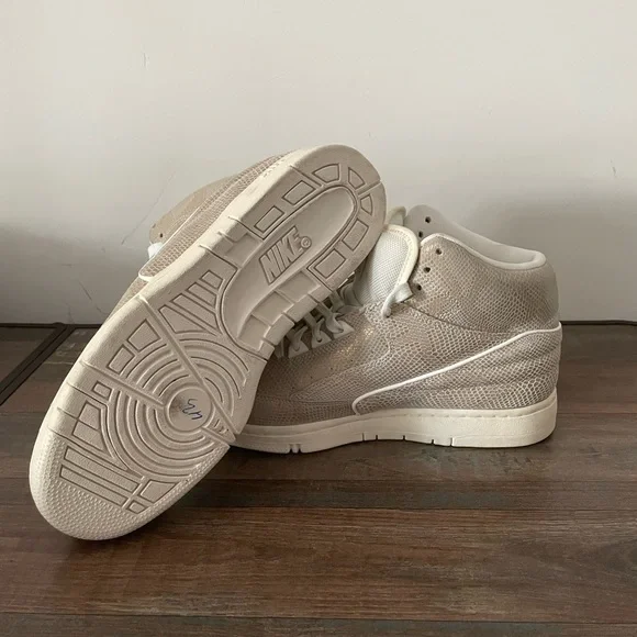 NIKE AIR PYTHON PREMIUM HI SNEAKER TRAINER SPORT MEN SHOES SNAKE SKIN SIZE 8 - Picture 7 of 7